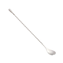 Stainless Steel Bar Spoon with Long Twisted Handle for Cocktail Stirring, Dishwasher Safe