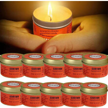 10Pcs Emergency Candles Bulk, 26-30 Hour Long Burning Windproof Smokeless Survival Candles for Camping and Power Outages