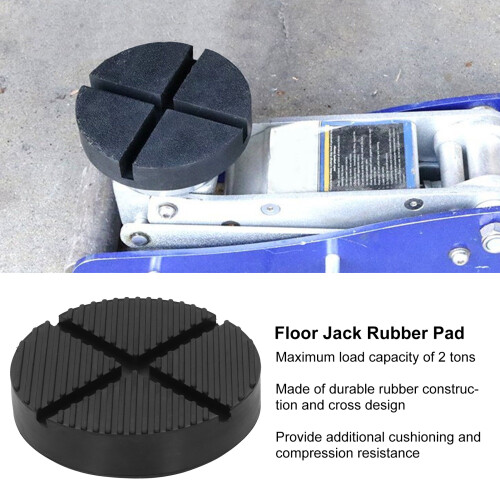 Floor Jack Rubber Pad Adapter Clamp 125mm Universal Frame Rail Protector 1