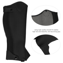 Super Fiber PU Leder Half Chap Reiten Körperschutz