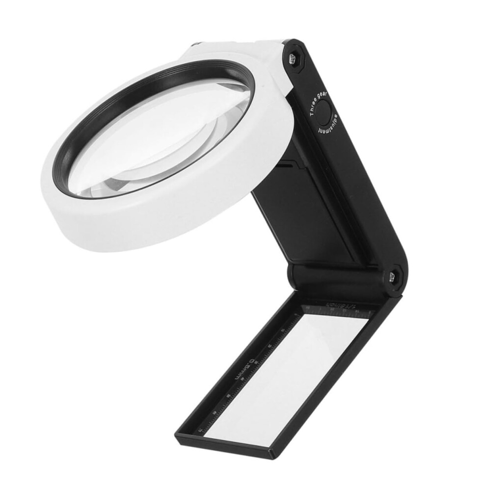 Light Folding Magnifying Glass Magnifier Portable For Jewelry Making Reading Sewing Cross Stitch Embroidery