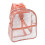 Waterproof PVC Clear Backpack, Heavy Duty See Through Bookbag with Get Through Security Feature, Ample Roomy Interior, Multiple Pockets for Organized 5