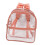 Waterproof PVC Clear Backpack, Heavy Duty See Through Bookbag with Get Through Security Feature, Ample Roomy Interior, Multiple Pockets for Organized 7