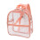 Waterproof PVC Clear Backpack, Heavy Duty See Through Bookbag with Get Through Security Feature, Ample Roomy Interior, Multiple Pockets for Organized 2