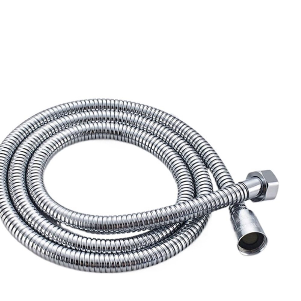 Shower Hose Chrome Polished Finish 150Cm Length G1/2 Thread Solid Brass Construction Hand Shower 9382693106315