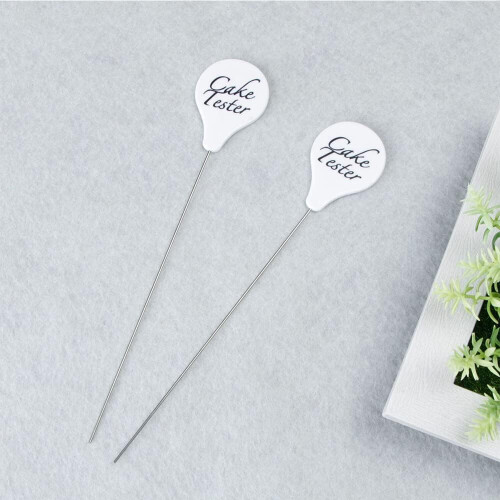 Stainless Steel Cake Tester Pin for Precise Baking Probe Check Cakes and Biscuits Silver 2