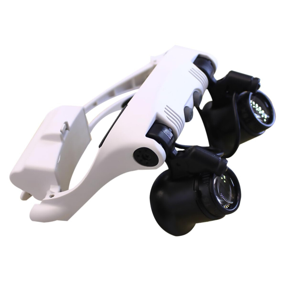 Light Headmounted Magnifying Glasses Led For Jewelry Appraisal And Electronics Lenses Hands Design
