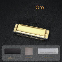 (10 fori, Oro) Armonica blues a 10 fori in chiave C