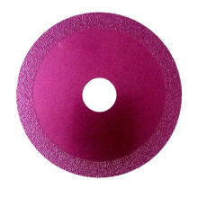 Glass Cutting Disc 100mm Marble Diamond Saw Blade For Ceramic Tile Jade Polishing Grinding Disc, Angle Grinder, Rose Red