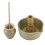 Set per Matcha, Set da Tè Giapponese Comprende Ciotola per Matcha con Beccuccio, Supporto per Matcha, Matcha In Bambù e Paletta In Bambù 1