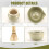 Set per Matcha, Set da Tè Giapponese Comprende Ciotola per Matcha con Beccuccio, Supporto per Matcha, Matcha In Bambù e Paletta In Bambù 6