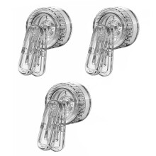 Roterende Zuignap-Opslagclips - Haken, 3 Stuks Meerdere Zuignapklemmen voor Het Ophangen van Thuiskantooraccessoires B