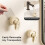 Rotating Suction Cup Storage Clips -Hooks,3PCS Multiple Suction Cup Clamp for Hanging Home Office Accessories B 3