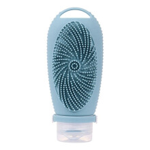 Botella de Viaje de Silicona Recargable, Cepillo de Limpieza Facial, Botellas de Champú Portátiles, Loción, Contenedor de Cosméticos, Viaje D