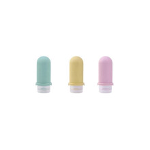 Botellas de Viaje de Silicona Portátiles Contenedor de Líquido Embalaje Recargable Vacío Loción Champú Envase Crema Viaje 60 Ml B