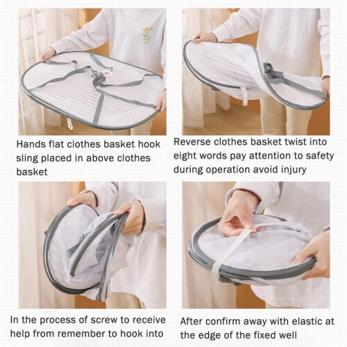 Foldable Drying Net for Vegetables, Fish, and Dehydrated Goods, Multi-Tiered Food Drying Net Green 2