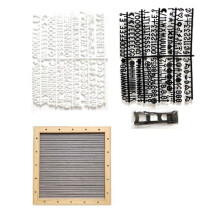 Vilten Letterbord, Vilten Message Board, Verwisselbare Bordjes, Babyaankondiging Bord Grijs
