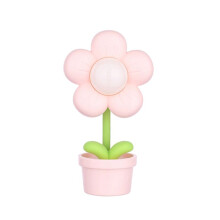 Cartoon Flower Night Light Battery Operated,Bedside Lamp Adjustable Cute Flower Light Kids Bedroom Decor