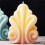 3D Shell Shaped Candle Silicone Mold Wave Striped Shell Cake Chocolate Silicone Mold Soap Mold Water Wave Shell Mold,C 5