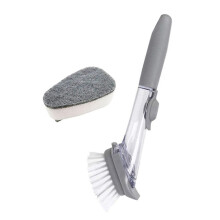 Cepillo Hidráulico para Lavado de Ollas con Manejar Largo, Cepillo Automático para Llenado de Líquidos