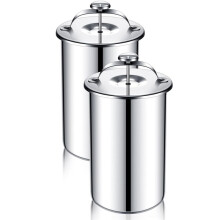 2 Piece Meat Press Maker Stainless Steel Ham Press Maker with Thermometer Sandwich Meat Press Bacon Ham Maker