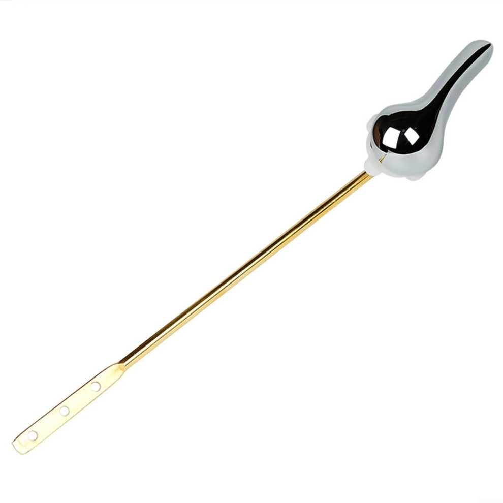 Toilet Tank Replacement Flush Lever Handle Chrome Finish Universal Fit For Most Toilets Standard Lever 9199774974417
