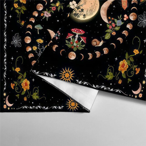 Tarot Card Tablecloth, Fortune Telling Card Mat, Board Game Cloth Mat, Board Game Decoration Tableclot E 2