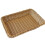Storage Basket Handmade Rectangular Rattan Organization Wicker Bread Holder Fruit Vegetable Snack Food Container M 1