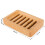 Bamboo Soap Dish Drain Soap Rack Bamboo Soap Holder 7