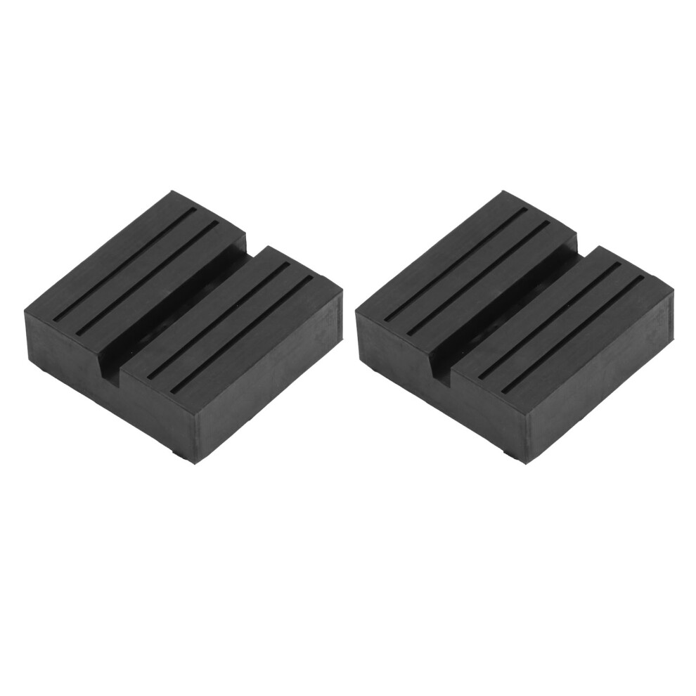 Universal Jack Rubber Pad Set 2 Pcs Slotted Frame Rail Pad For Car Repairs 3081375090282