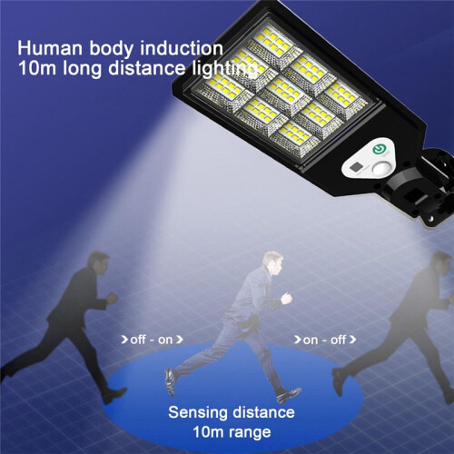 2PCS Outdoor LED Solar Wall Light Solar Lights Motion Sensor Solar Powered Light 3 Modes for Outside Garden 2