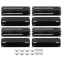 4 Paar Verstelbare Grill Warmteplaat Schild Warmtetent Vervangingsonderdelen voor BBQ Gasgrill Warmteplaat Schild Tentbrander,A