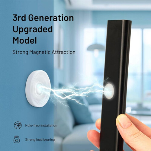 6PCS Magnetic Remote Control Holder, Wall Mount Remote Control Organizer, Much Stable, Self-Adhesive for Flat 2