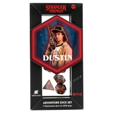 Sirius Dice SDZ900203 Stranger Things Adventure Dice Set - Dustin - Set of 7