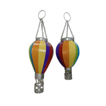 Art & Gift Lanterna Solare per Mongolfiera - Luci LED Sospese Ad Energia Solare, Decorativa Portatile Impermeabile, 1 Pezzo,B