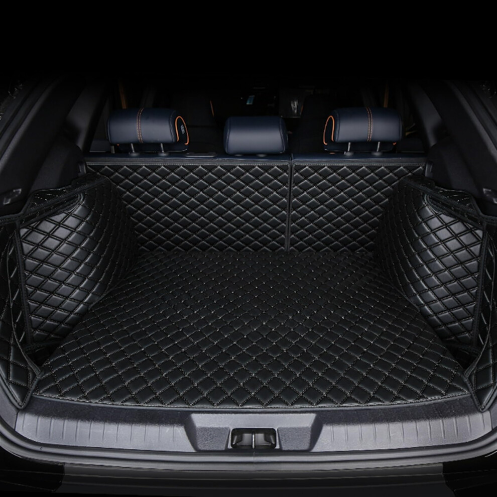 Waterproof Nonslip Car Trunk Mat For Ford Focus Fiesta Ecosport Foldable Pu Boot Liner Black 9199774974530