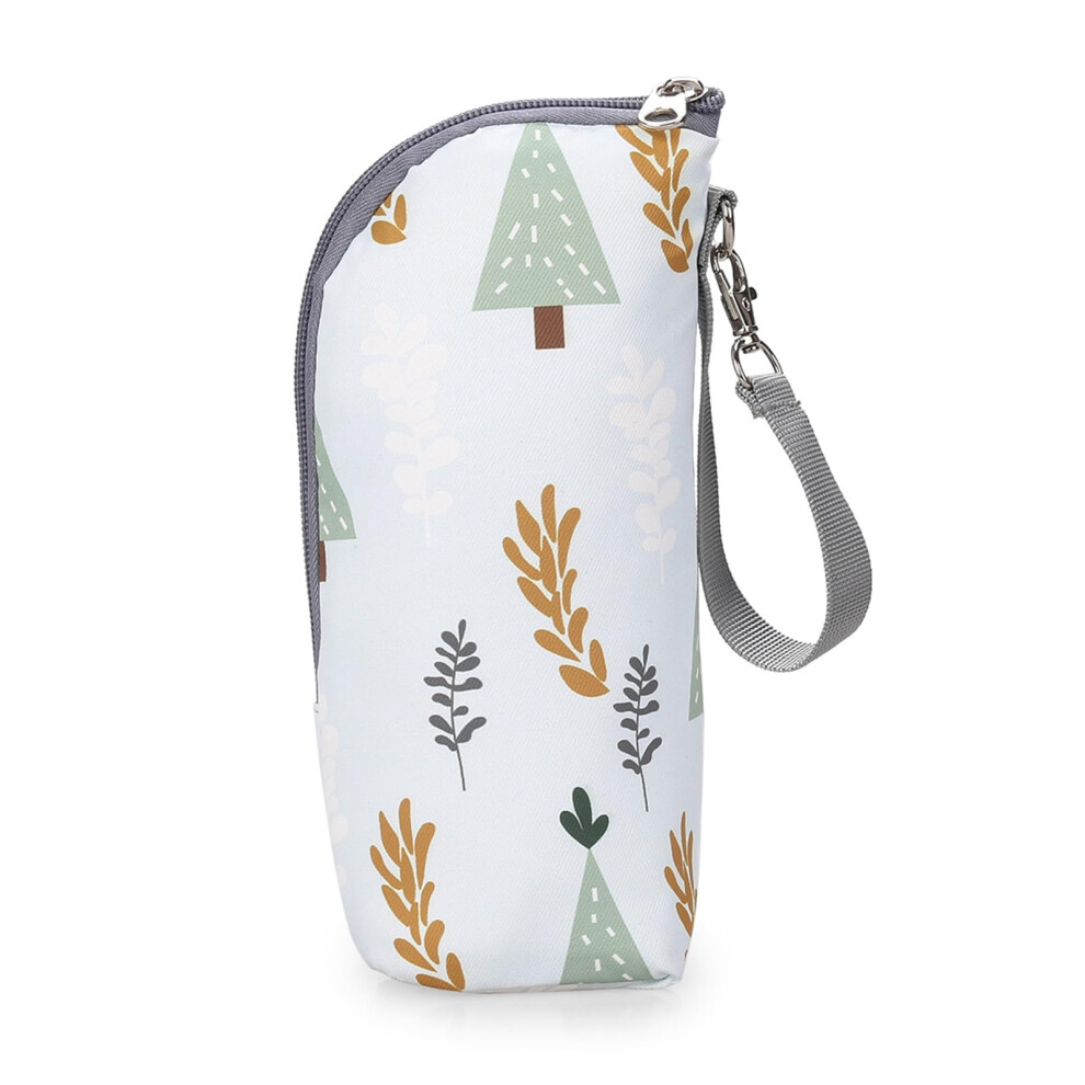 Baby Bottle Warmer Portable Travel Thermal Bag for Milk Bottles, Diaper Organizer, Compatible with Standard Feeding Bottles