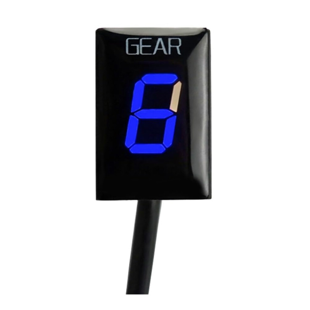Motorcycle Gear Indicator For Tnt125 Bj1253e With Led Digital Speedometer And Clear Display Blue 9347817515473