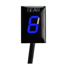 Motorcycle Gear Indicator with Accurate Gear Display for Aprilia RSV4 Shiver 750 Caponord Blue