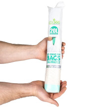 Eco360 Extra Strong Kitchen Drawstring Bin Liners 20L 20pk