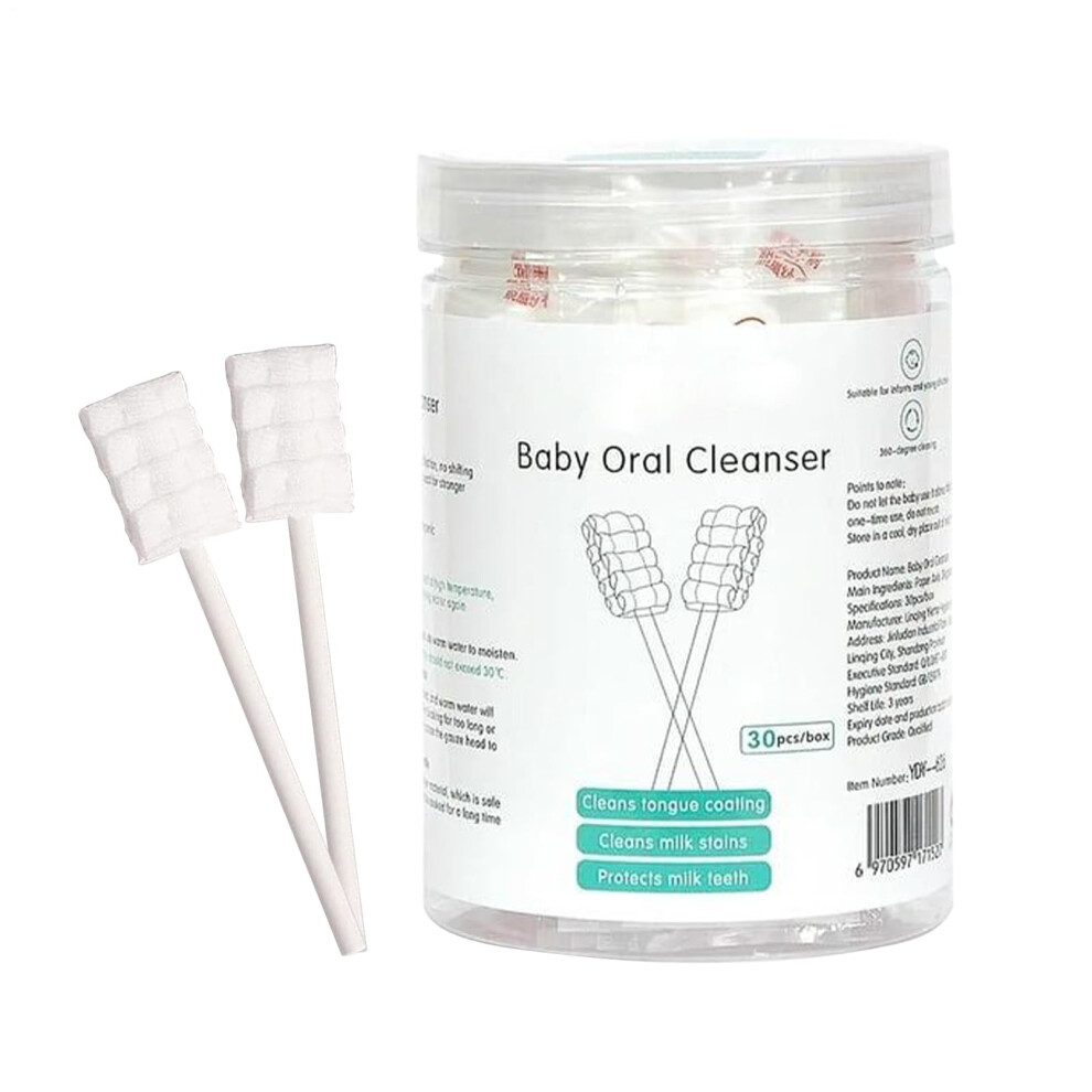 Baby Tongue Cleaner Soft Hygienic Gauze Gum Cleaner For Newborns Mouth Wipes Toothbrush Oral Care Stick