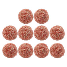Soldering Iron Tip Cleaner 10 Pieces Copper Wire Ball Replacement Solder Flux Brass Tip Cleaner
