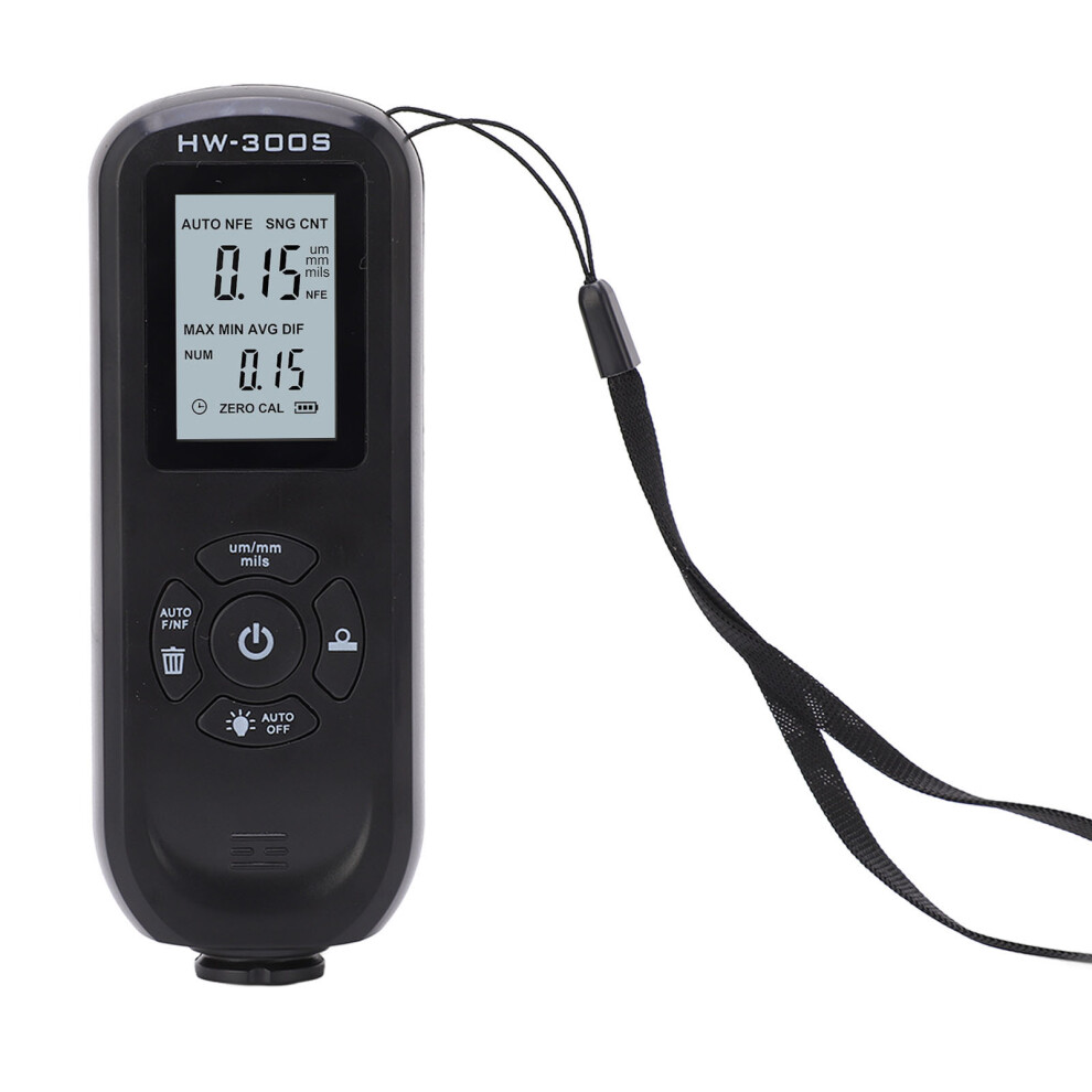 Digital Paint Thickness Gauge Hw-300S | 0-2000Um, Abs Body 3371375094572