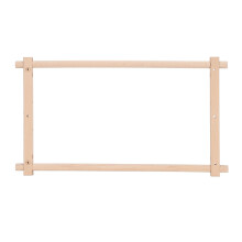 Large Beech Wood Embroidery Frame for Cross Stitch, Easy Fabric Adjustment, 21.5x12in