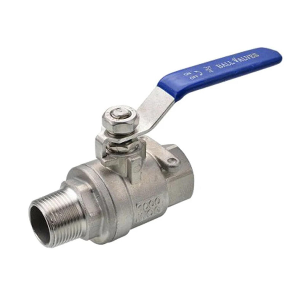 2 Inch Brass Water Ball Valve Male To Female Thread Quick Shutoff Leakresistant For Plumbing 9199774975896