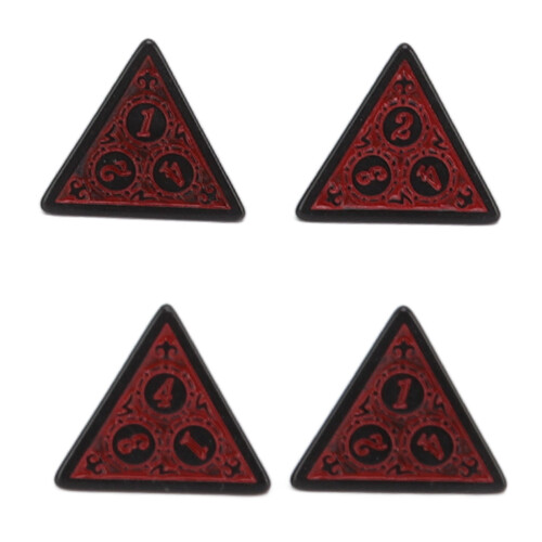 10 Pcs Acrylic Polyhedral Dice for Tabletop RPG & Board Games 2