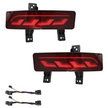Reflector de Parachoques Trasero, Luz Antiniebla para  CRV CR-V 2020-2022, Luces Direccionales, Luz de Circulación Diurna y Luz de Freno.