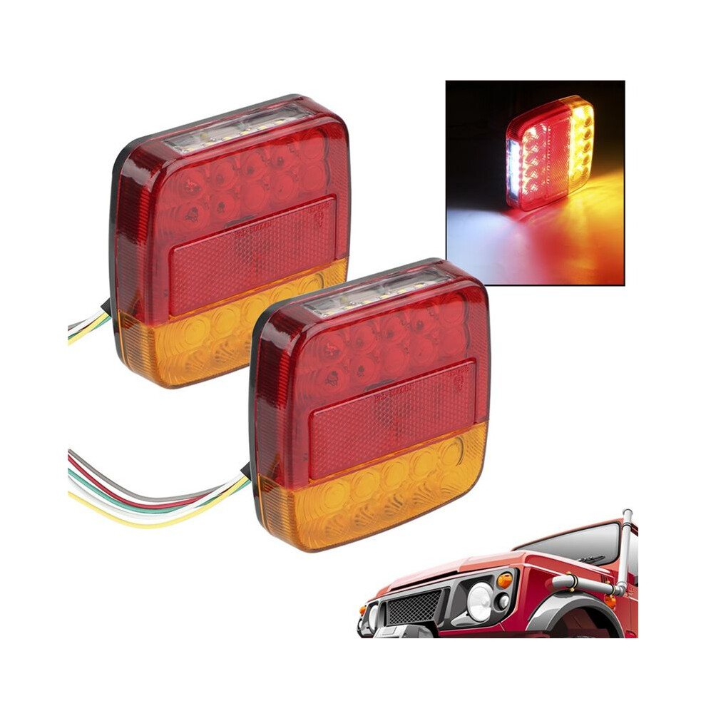12V Tail Turn Signal Indicator 26 Leds Tail Car Number Plate Brake Stop Lamp For Trailer Truck Caravan Light 6032229973821