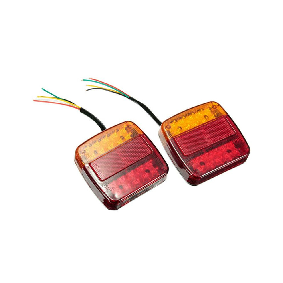2Pcs 12V 26Led Waterproof Car Tail Towing Tail For Rv Atv Motorbike Brake Lamp Stop License Plate Reflector Light 6132834038356