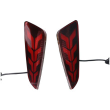 LED Rear Bumper Reflectors Fog Light Brake Tail Light Lamps for  CHR CH-R 2017-2020 Accessories